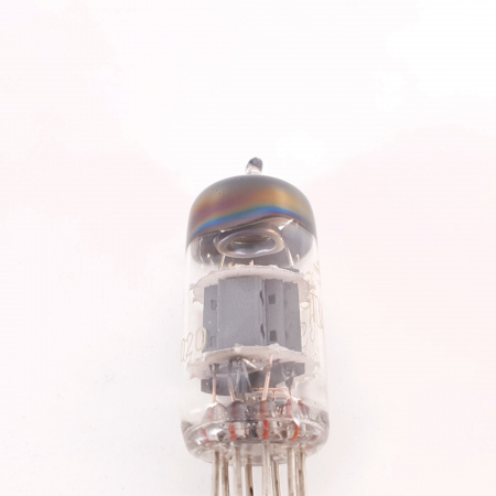 1 X ECC85 TUNGSRAM TUBE. TESLA 1960s PROD. COPPER RODS. 27. CH136