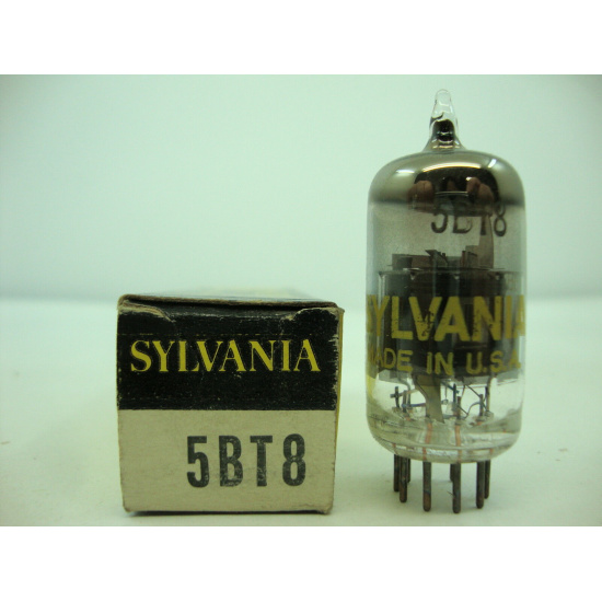 5BT8 TUBE. SYLVANIA BRAND TUBE. NOS / NIB. RC72.