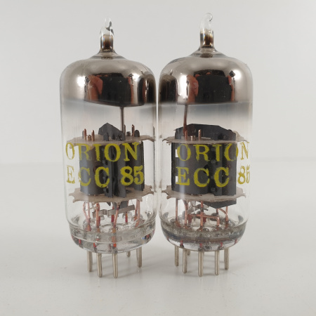 2 X ECC85 ORION TUBE. COPPER RODS. MATCHED PAIR. 29. CH136