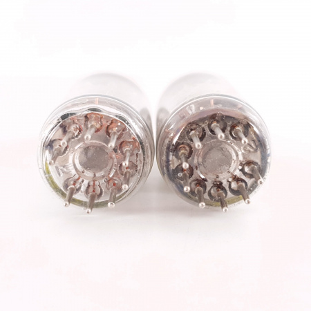 2 X ECC85 ORION TUBE. COPPER RODS. MATCHED PAIR. 29. CH136