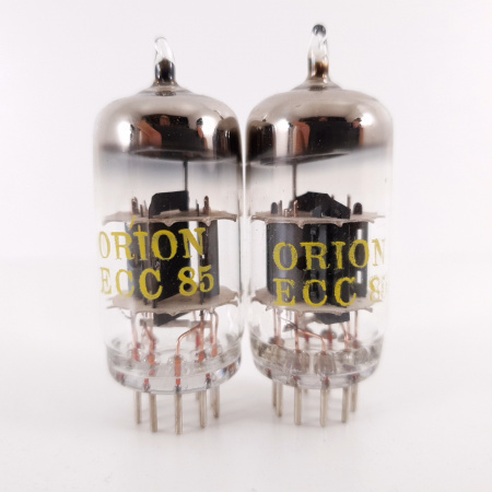 2 X ECC85 ORION TUBE. COPPER RODS. MATCHED PAIR. 30. CH136