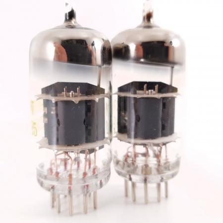 2 X ECC85 ORION TUBE. COPPER RODS. MATCHED PAIR. 30. CH136