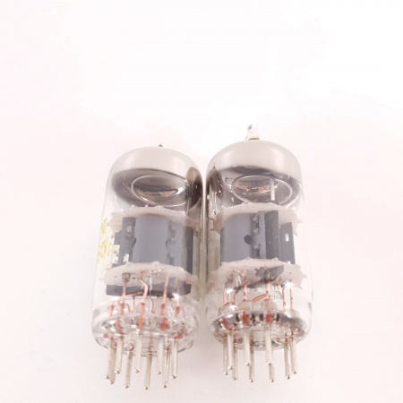 2 X ECC85 ORION TUBE. COPPER RODS. MATCHED PAIR. 30. CH136