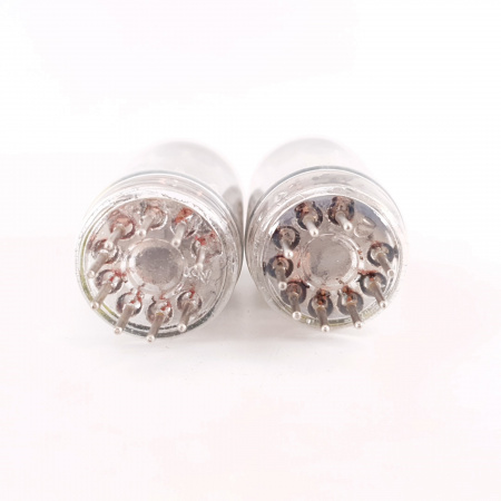 2 X ECC85 ORION TUBE. COPPER RODS. MATCHED PAIR. 30. CH136