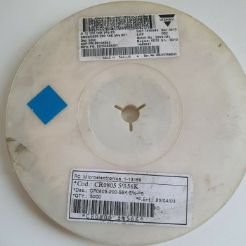 10 x 56K 1/8W 5% SMD VISHAY RESISTOR. (R264) CA393U5000F190721