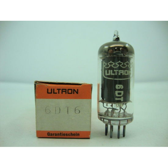 6DT6 TUBE. ULTRON BRAND TUBE. NOS / NIB. RCB116.