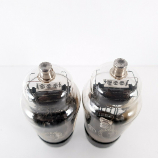 2 X U17 TUBE. MARCONI BRAND. BLACK PLATES. INVERTED D-G. CN  ENA