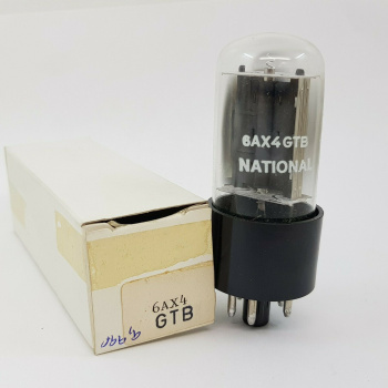 1 X 6AX4GTB TUBE. NATIONAL...