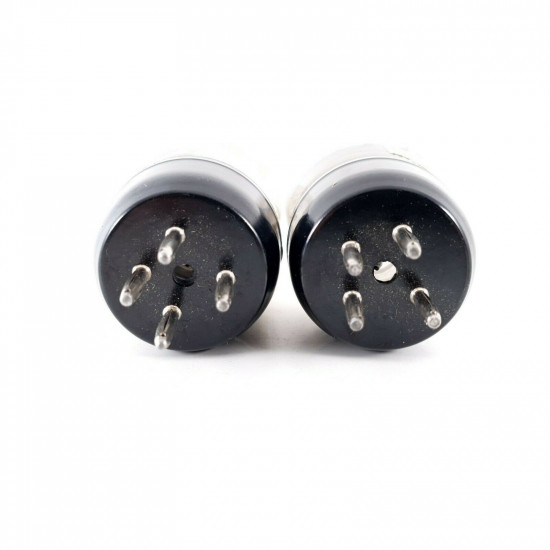 2 X U17 TUBE. MARCONI BRAND. BLACK PLATES. INVERTED D-G. CN  ENA