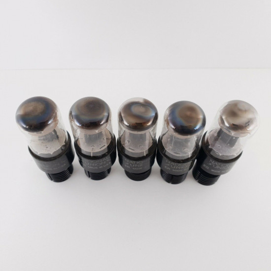 5 X 12J5GT / VT135 NATIONAL UNION TUBE. 3 MICAS. MATCHED TRIO & PAIR CX  ENA