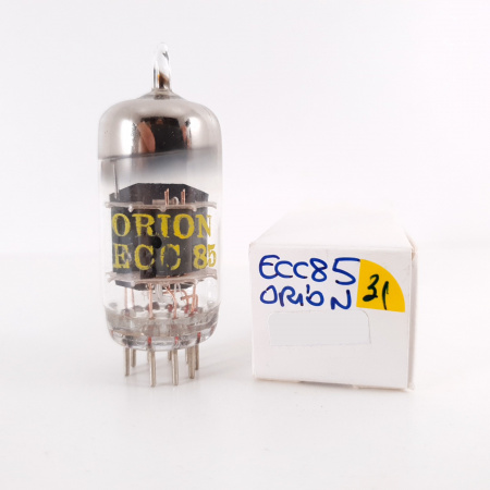 1 X ECC85 ORION TUBE. COPPER RODS. 31. CH136