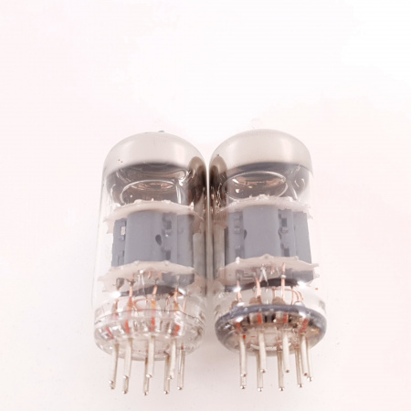 2 X ECC85 BRIMAR TUBE. 1960s PROD. COPPER RODS. PAIR. 35. CH136