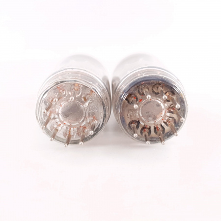 2 X ECC85 BRIMAR TUBE. 1960s PROD. COPPER RODS. PAIR. 35. CH136