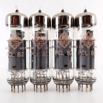 4 X PCL82 TELEFUNKEN TUBE....