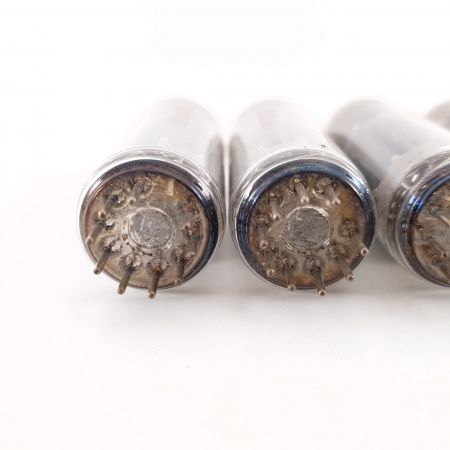 4 X PCL82 TELEFUNKEN TUBE. 1960s PROD. COPPER RODS. MATCHED PAIR. CU ENA