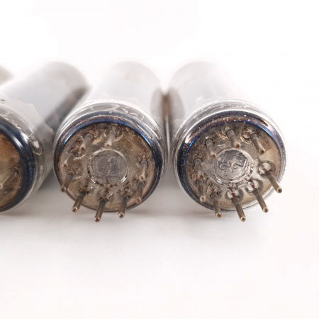 4 X PCL82 TELEFUNKEN TUBE. 1960s PROD. COPPER RODS. MATCHED PAIR. CU ENA