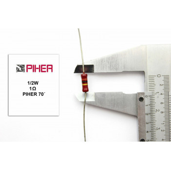 VINTAGE PIHER RESISTOR. 1/2W 1,5 Ohm 1R5 *1 PC* NEW ORIGINAL 1970´S + F170915
