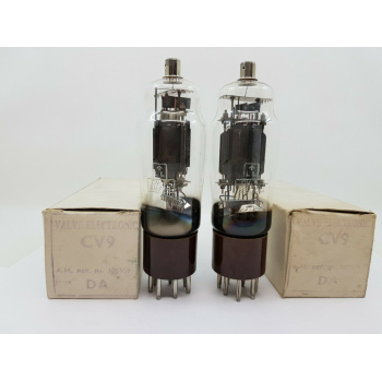2 X CV9 TUBE. MULLARD...