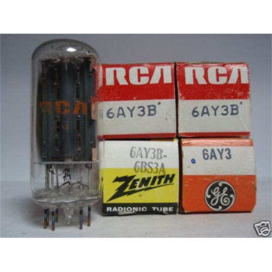 1 X 6AY3B TUBE. C97