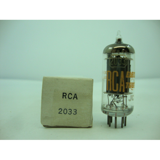 1 X 2033 RCA TUBE. NOS.  RC72