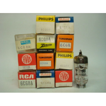 1 X 6CG8 TUBE. NOS/NIB. CB31