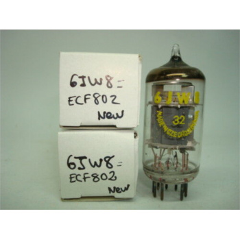 1 X 6JW8 / ECF802 TUBE. RC55