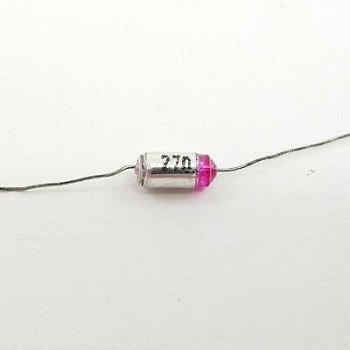 STYROFLEX CAPACITOR 270PF 160V 5% NOS 3PC. C598U23F150921