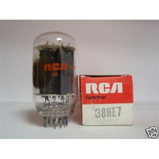 1 X 38HE7 TUBE.  NOS/NIB. RC83