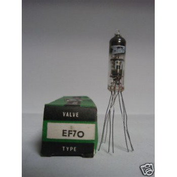 1 X EF70 TUBE. NOS/NIB. C40.