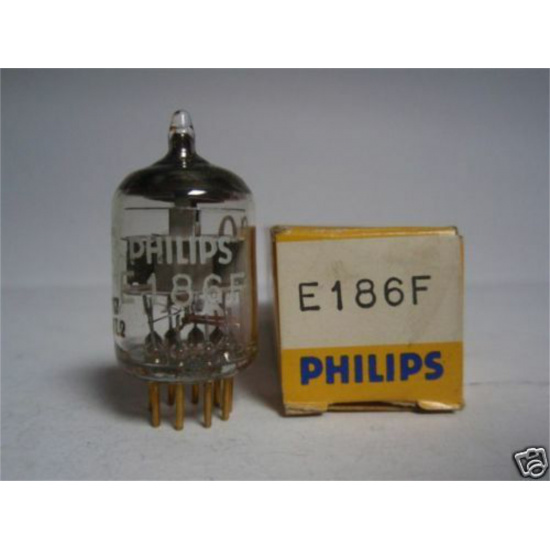 1 X E186F PHILIPS TUBE. NOS/NIB. C40