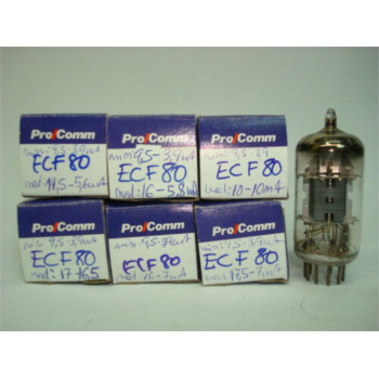 1 X ECF80 / 6BL8 TUBE....
