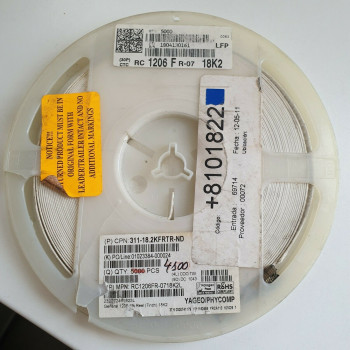 10 x 18.2K 1/4W 1% SMD YAGEO RESISTOR. (R269) CA393U4600F190721