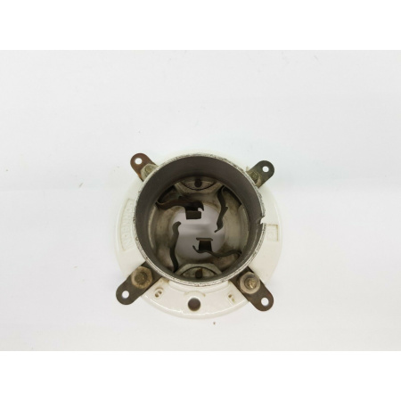 FU5 845 211 805 810 VT4C 4 PIN CERAMIC JUMBO TUBE SOCKET G U4J. JOHNSON BRAND.