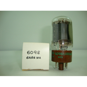 1 X 6098 / 6AR6WA TUNGSOL...
