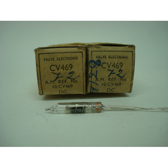 1 X 10/CV469 / 6489 / EA76 TUBE. NOS / NIB. RC19