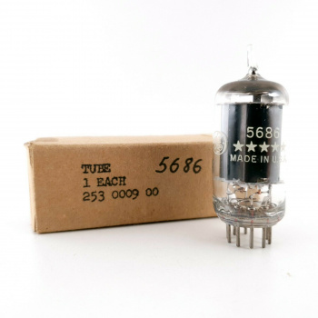 1 X 5686 TUBE. GE BRAND....