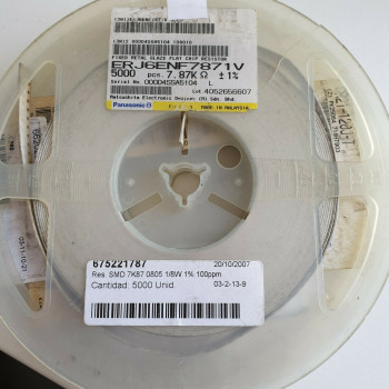 10 x 7.87K 1/8W 1% 100PPM SMD PANASONIC RESISTOR. (R273) CA393U3000F190721