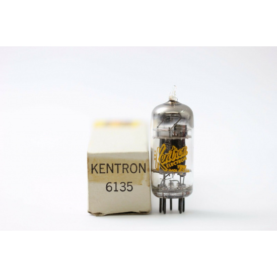 1 X 6135 / CV4022 KENTRON TUBE. 3 MICA SQUARE GETTER. NOS/NIB. RCB4