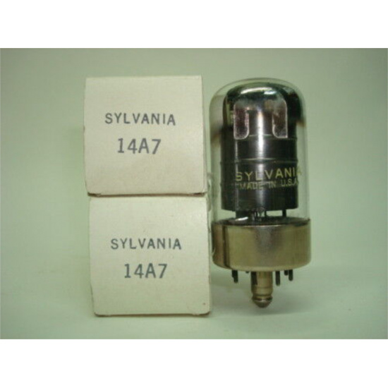 1 X 14A7 / 12B7 SYLVANIA TUBE. RC114