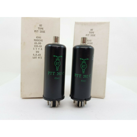 2 X PTT202C RT TUBE. NOS / NIB. 2 PCS. CB395