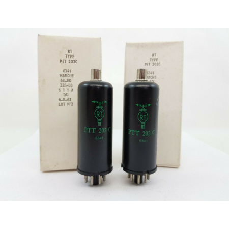 2 X PTT202C RT TUBE. NOS / NIB. 2 PCS. CB395