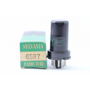 1 X 6SR7 SYLVANIA TUBE. NOS...