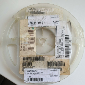 10 x 12R 1/8W 5% SMD MICROELECTRONICA RESISTOR. (R274) CA393U1300F190721