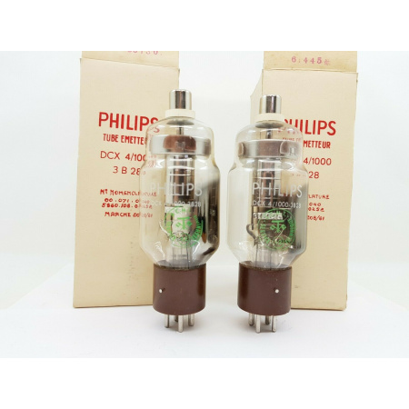 2 X DCX 4/1000 / 3B28 PHILIPS TUBE. RCB44