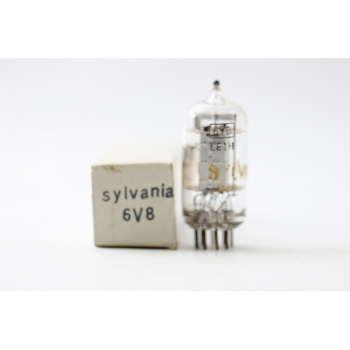 1 X 6V8 SYLVANIA TUBE. NOS...