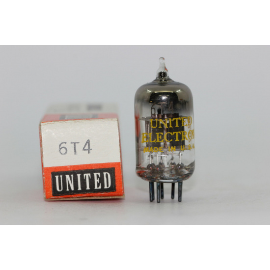 1 X 6T4  UNITED TUBE. NOS / NIB. RCB62