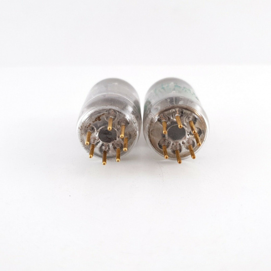 2 X 6028 SYLVANIA TUBE. GOLD PIN....