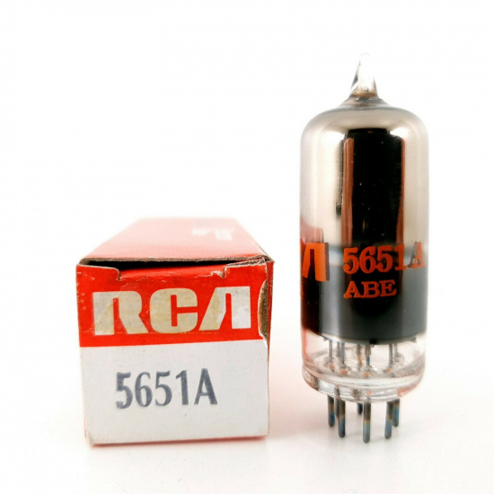 1 X 5651A RCA TUBE. M62.E143 - RCB227