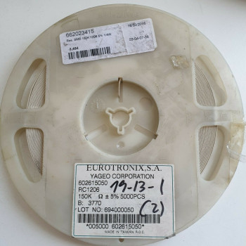 10 x 150K 1/4W 5% SMD EUROTRONIX RESISTOR. (R277) CA393U3400F190721