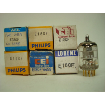 1 X E180F TUBE. GOLD PIN....